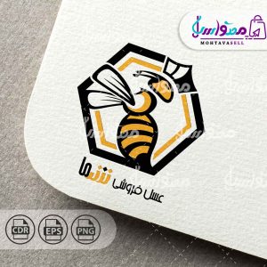 لوگو آماده عسل فروشی