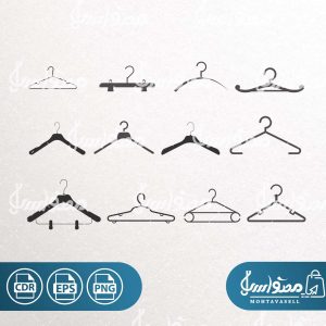 مجموعه وکتور چوب لباسی