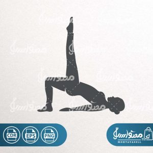 طرح وکتور حرکات ورزشی