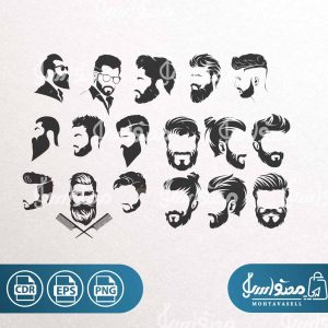 دانلود طرح ریش و موی مردانه