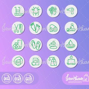هایلایت اینستاگرام برای سالن خدمات زیبایی و اسپا بانوان