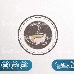 وکتور دایره ای کافی شاپ و لوگو کافی شاپ
