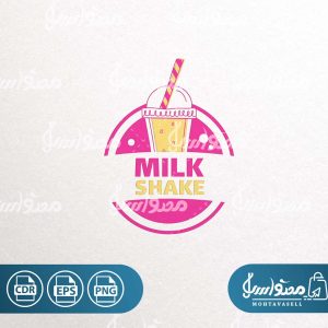 لوگو میلک شیک و آبمیوه فروشی