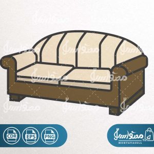 طرح وکتور کاناپه و مبل راحتی