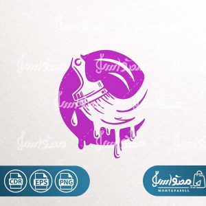 وکتور فرچه رنگ و رنگ فروشی