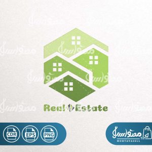 لوگو و طرح وکتور جذاب املاک و مشاوره املاکی