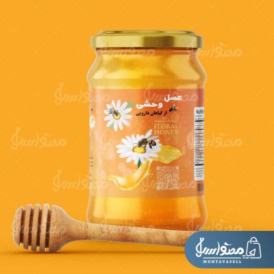 برچسب لیبل ظرف عسل